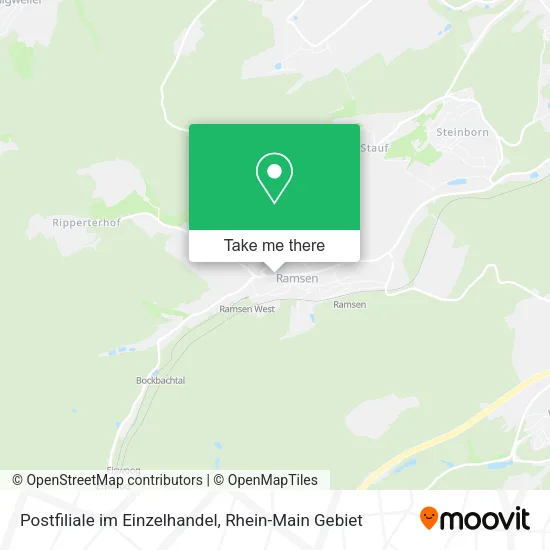 Карта Postfiliale im Einzelhandel