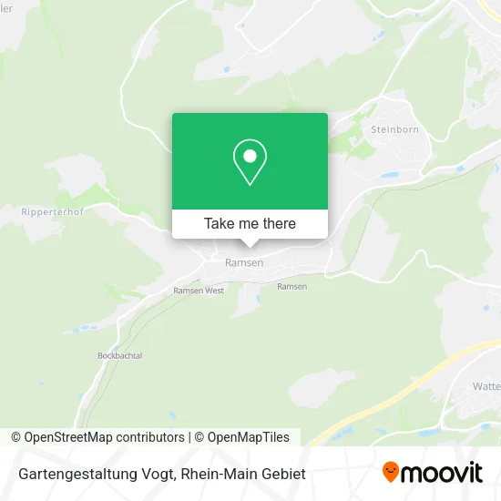 Карта Gartengestaltung Vogt
