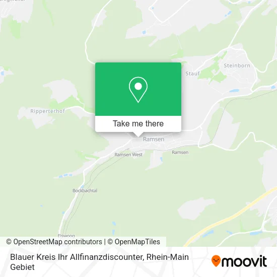 Карта Blauer Kreis Ihr Allfinanzdiscounter