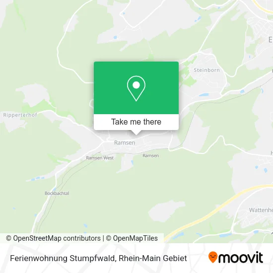 Карта Ferienwohnung Stumpfwald