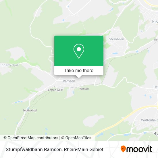 Карта Stumpfwaldbahn Ramsen
