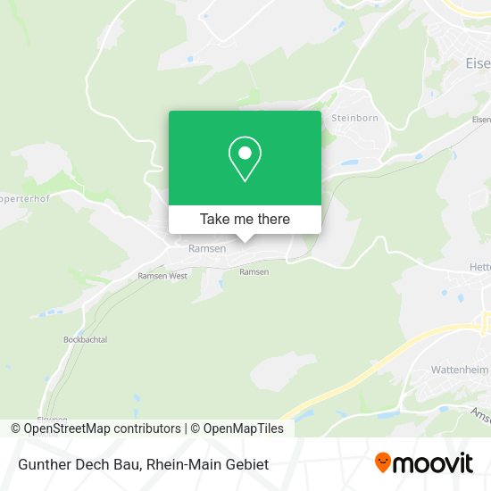Карта Gunther Dech Bau