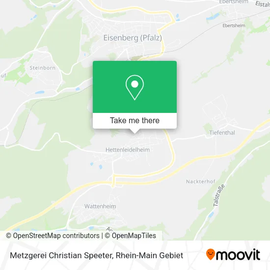 Карта Metzgerei Christian Speeter