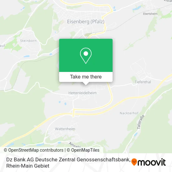 Карта Dz Bank AG Deutsche Zentral Genossenschaftsbank