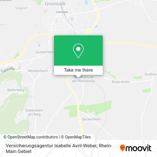 Карта Versicherungsagentur Isabelle Avril-Weber