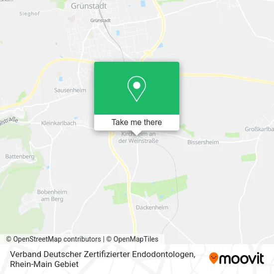 Карта Verband Deutscher Zertifizierter Endodontologen