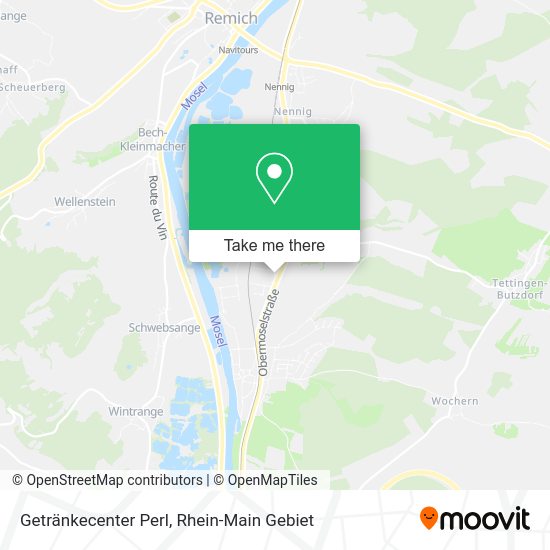 Карта Getränkecenter Perl