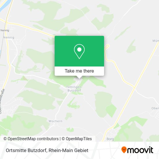 Карта Ortsmitte Butzdorf