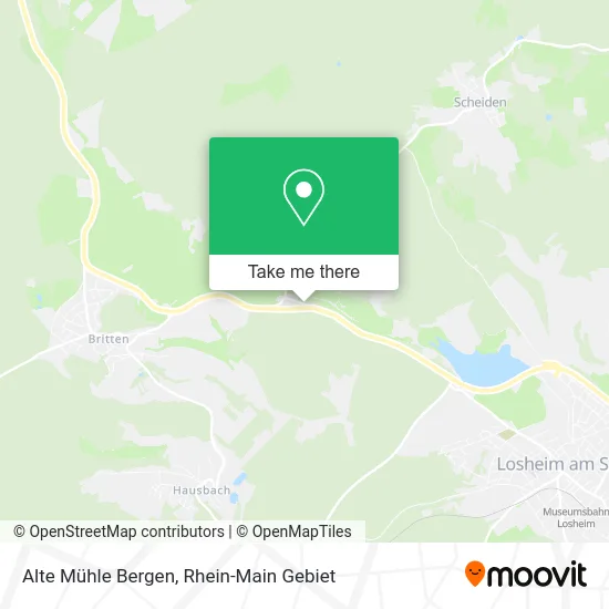 Карта Alte Mühle Bergen