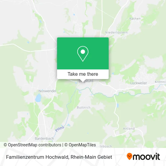 Карта Familienzentrum Hochwald