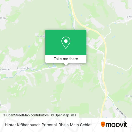 Карта Hinter Krähenbusch Primstal