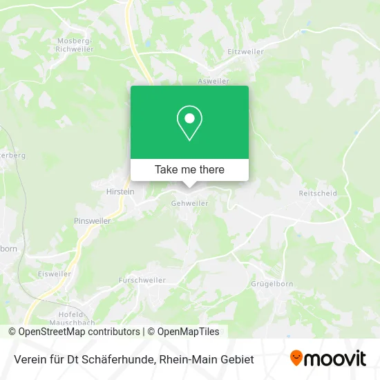 Карта Verein für Dt Schäferhunde