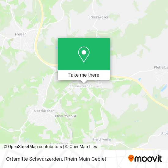 Карта Ortsmitte Schwarzerden