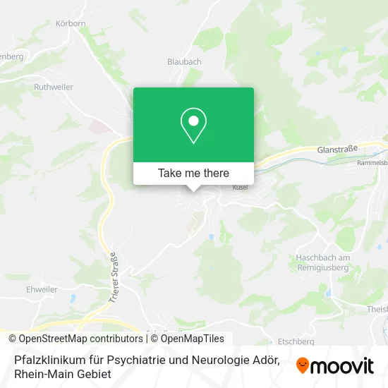 Карта Pfalzklinikum für Psychiatrie und Neurologie Adör
