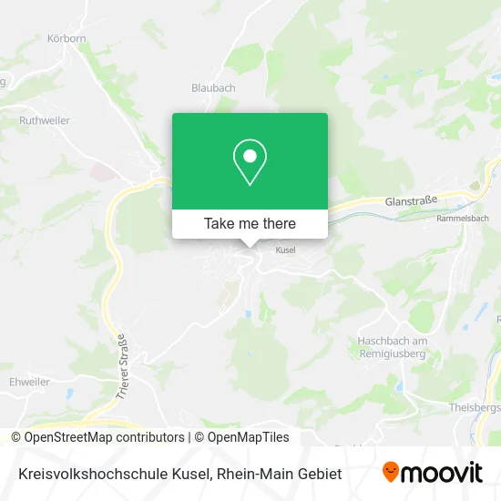 Карта Kreisvolkshochschule Kusel