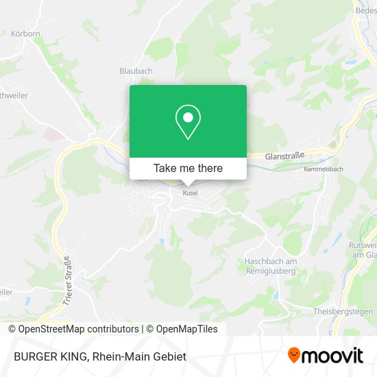 Карта BURGER KING