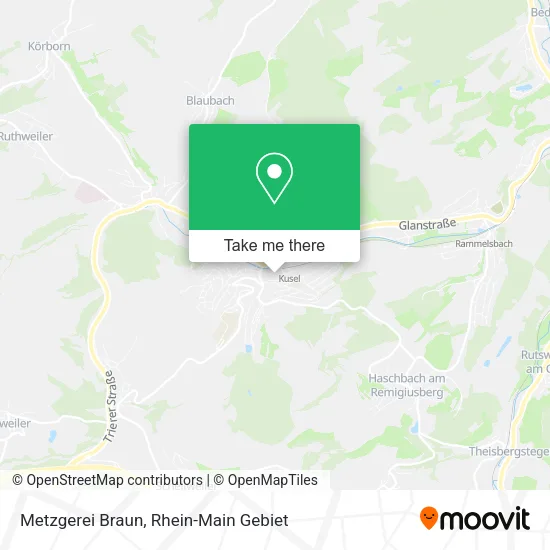 Карта Metzgerei Braun