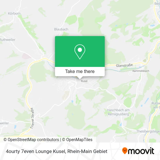 Карта 4ourty 7even Lounge Kusel