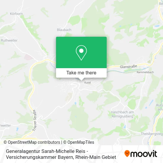 Карта Generalagentur Sarah-Michelle Reis - Versicherungskammer Bayern