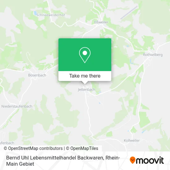 Карта Bernd Uhl Lebensmittelhandel Backwaren