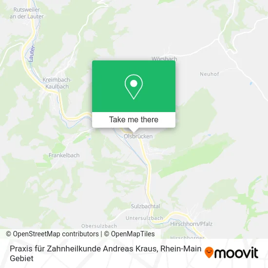 Карта Praxis für Zahnheilkunde Andreas Kraus
