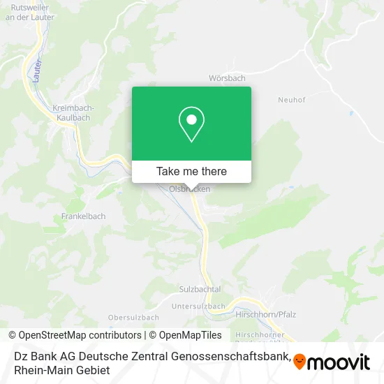 Карта Dz Bank AG Deutsche Zentral Genossenschaftsbank