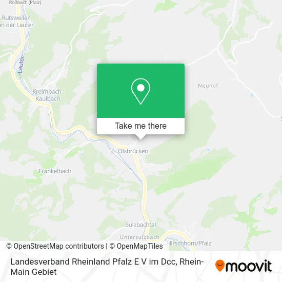 Карта Landesverband Rheinland Pfalz E V im Dcc