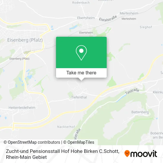 Карта Zucht-und Pensionsstall Hof Hohe Birken C.Schott
