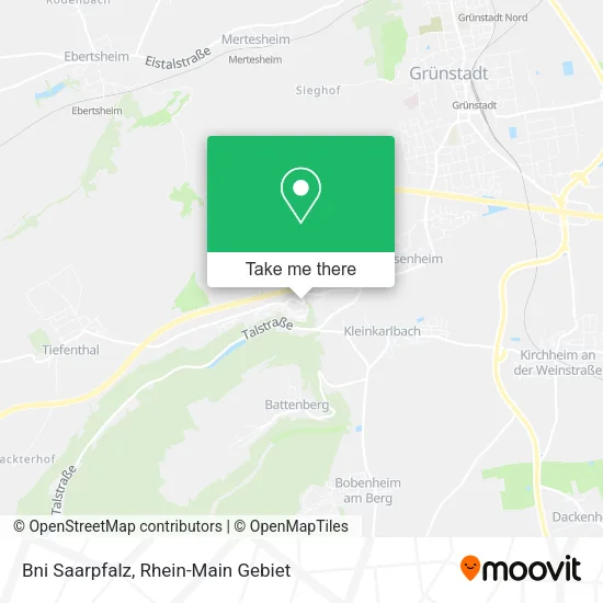 Карта Bni Saarpfalz