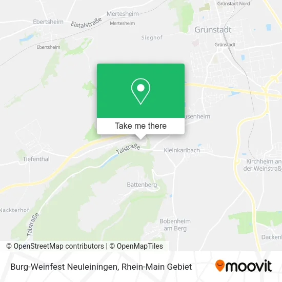 Карта Burg-Weinfest Neuleiningen