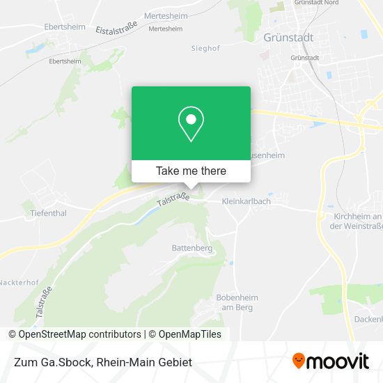 Карта Zum Ga.Sbock