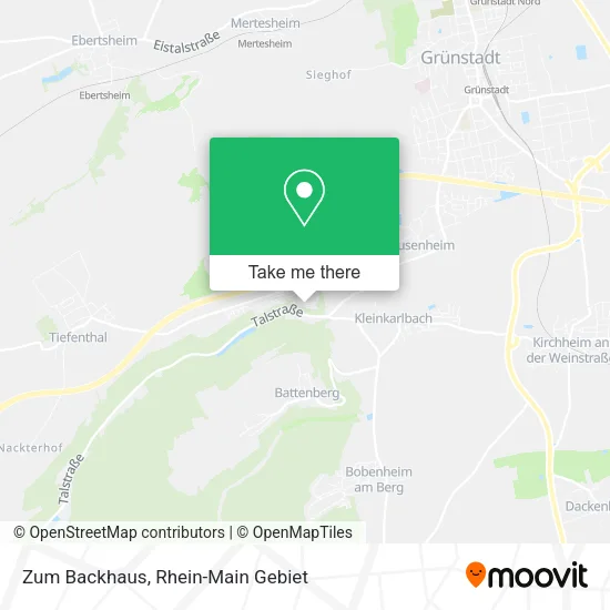 Карта Zum Backhaus