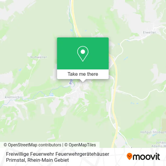Карта Freiwillige Feuerwehr Feuerwehrgerätehäuser Primstal