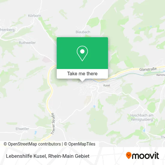 Lebenshilfe Kusel map