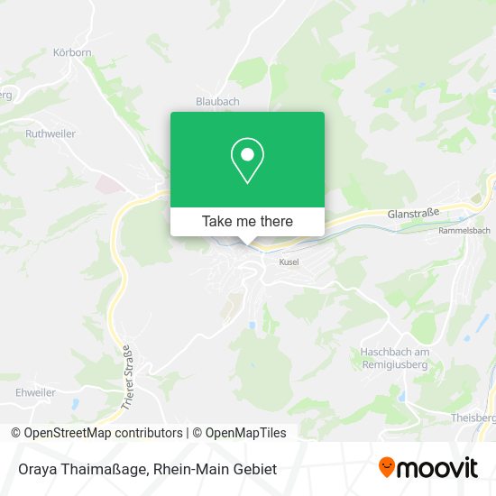 Карта Oraya Thaimaßage
