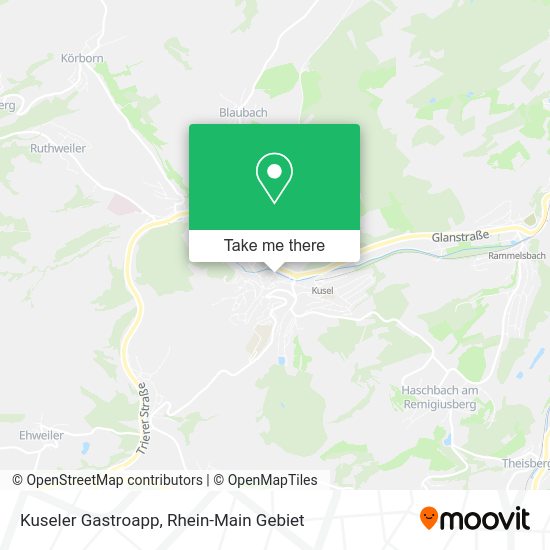 Карта Kuseler Gastroapp