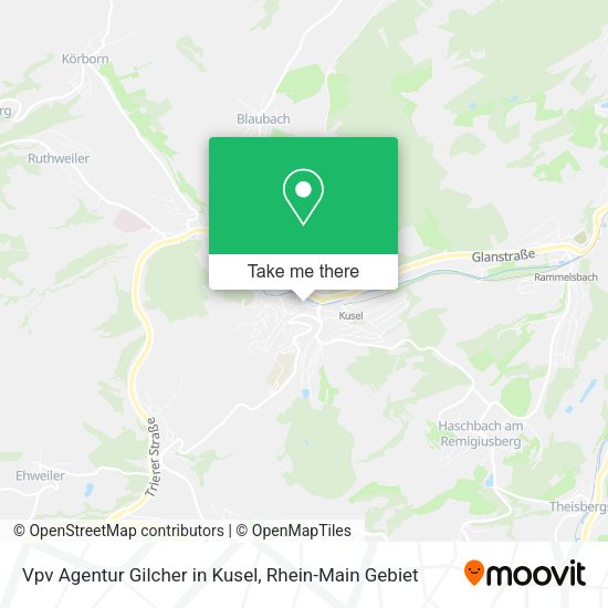 Карта Vpv Agentur Gilcher in Kusel