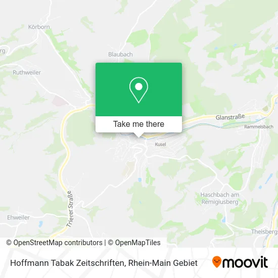 Карта Hoffmann Tabak Zeitschriften