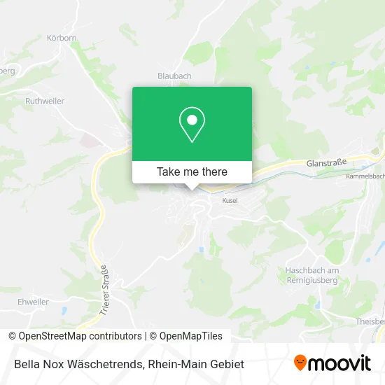 Карта Bella Nox Wäschetrends