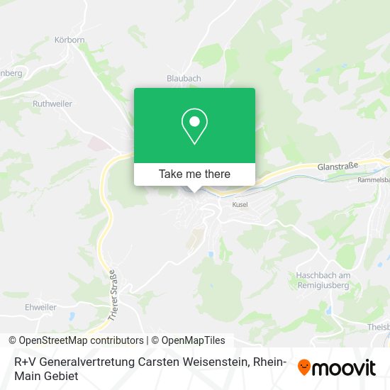 Карта R+V Generalvertretung Carsten Weisenstein