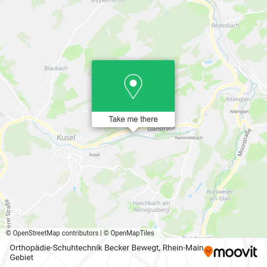 Карта Orthopädie-Schuhtechnik Becker Bewegt