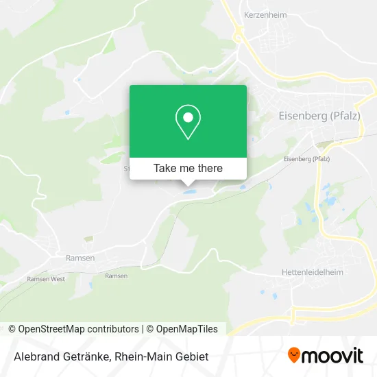 Карта Alebrand Getränke