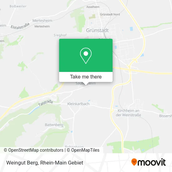 Карта Weingut Berg