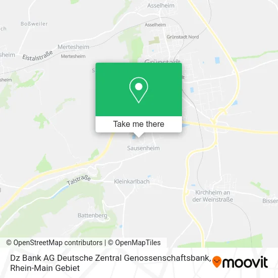 Карта Dz Bank AG Deutsche Zentral Genossenschaftsbank