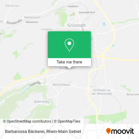 Карта Barbarossa Bäckerei
