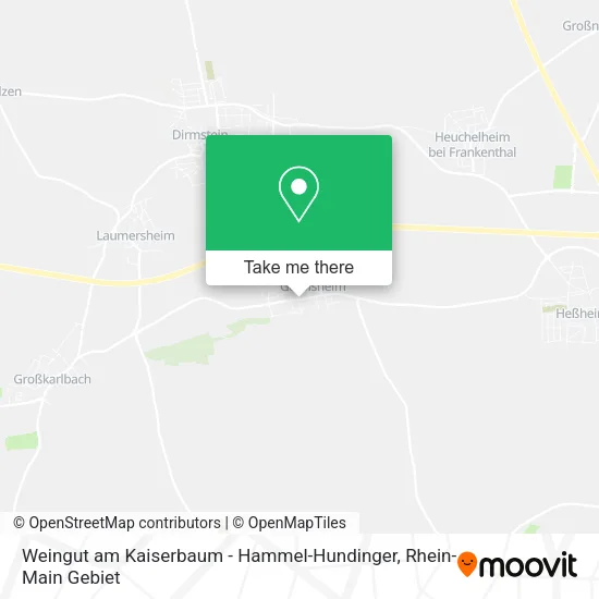 Карта Weingut am Kaiserbaum - Hammel-Hundinger