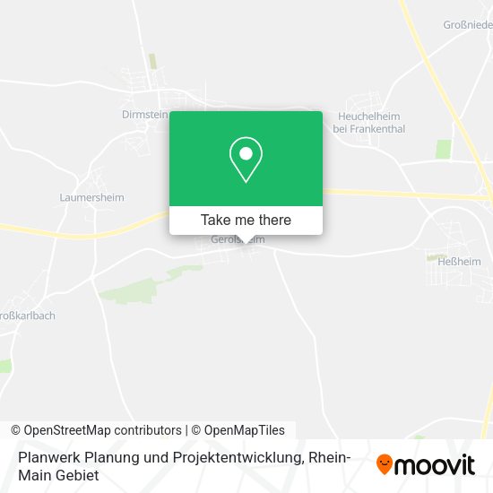 Карта Planwerk Planung und Projektentwicklung