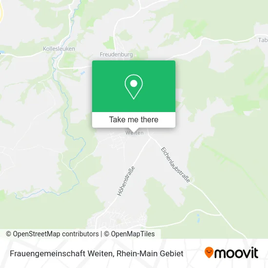 Карта Frauengemeinschaft Weiten