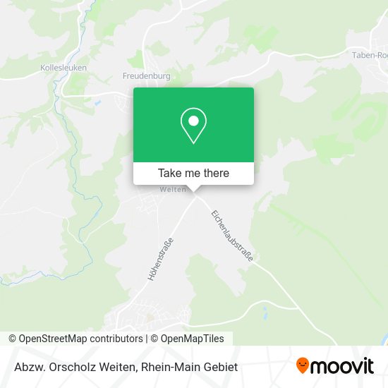 Карта Abzw. Orscholz Weiten
