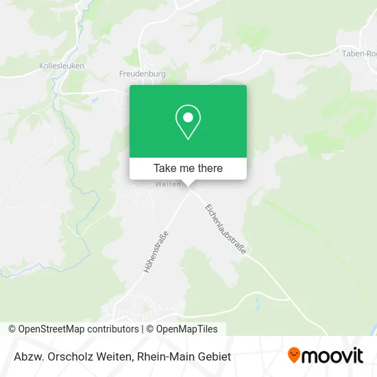 Карта Abzw. Orscholz Weiten